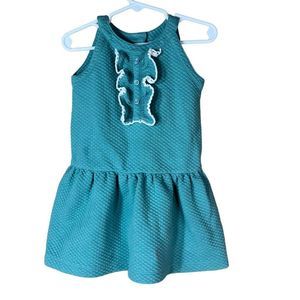 Janie and Jack Teal Casual Kids Dress